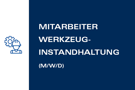 Mitarbeiter Werkzeuginstandhaltung