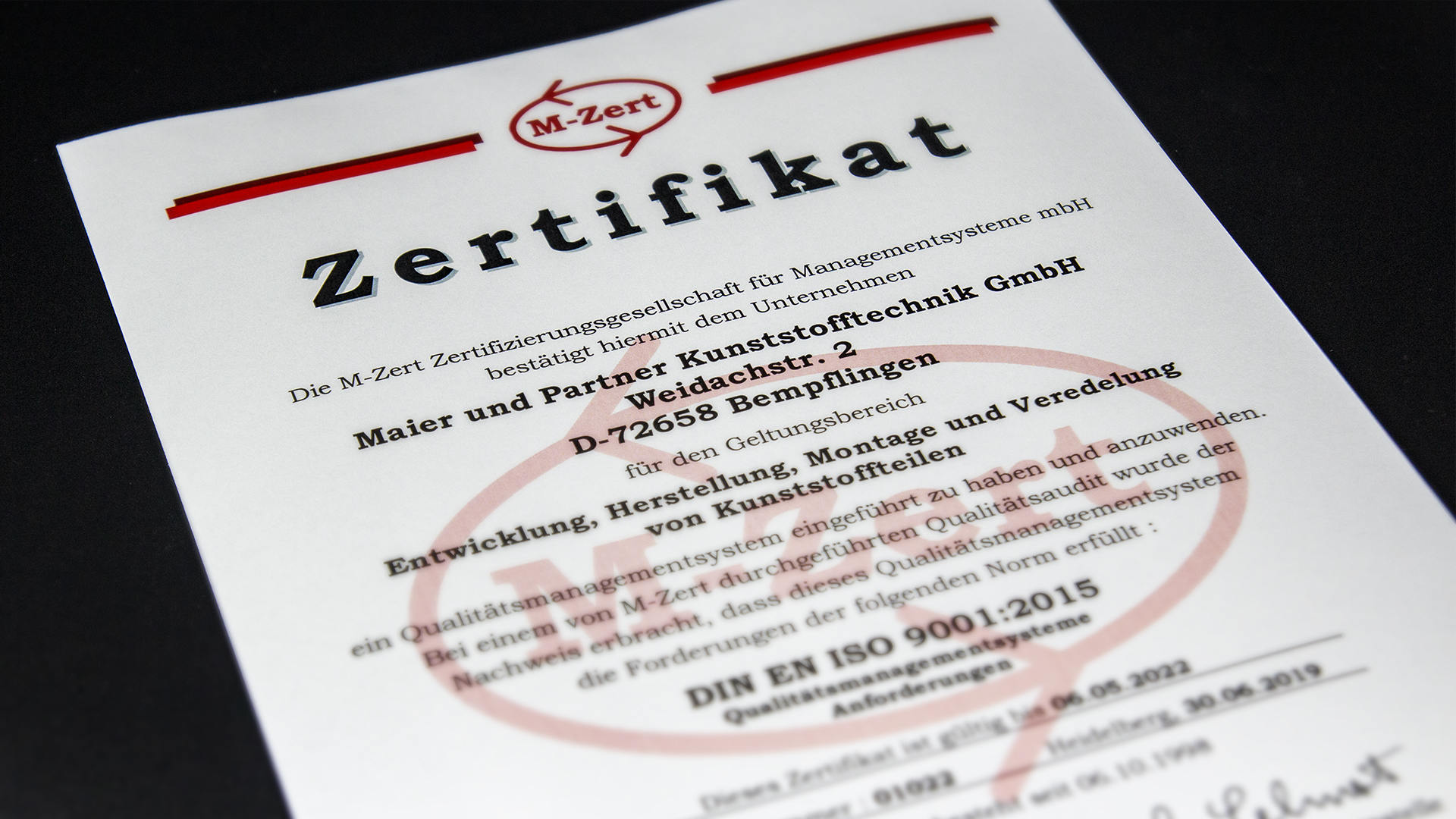 ISO 9001 Rezertifizierung